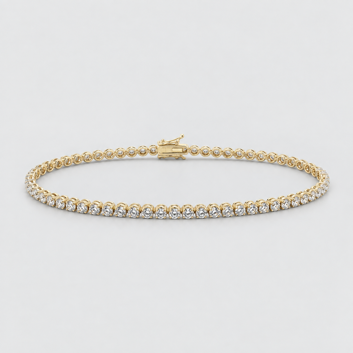 1.67 Ct. Lab Grown Diamond Round Cut Tennis Bracelet (EF/VVS-VS)