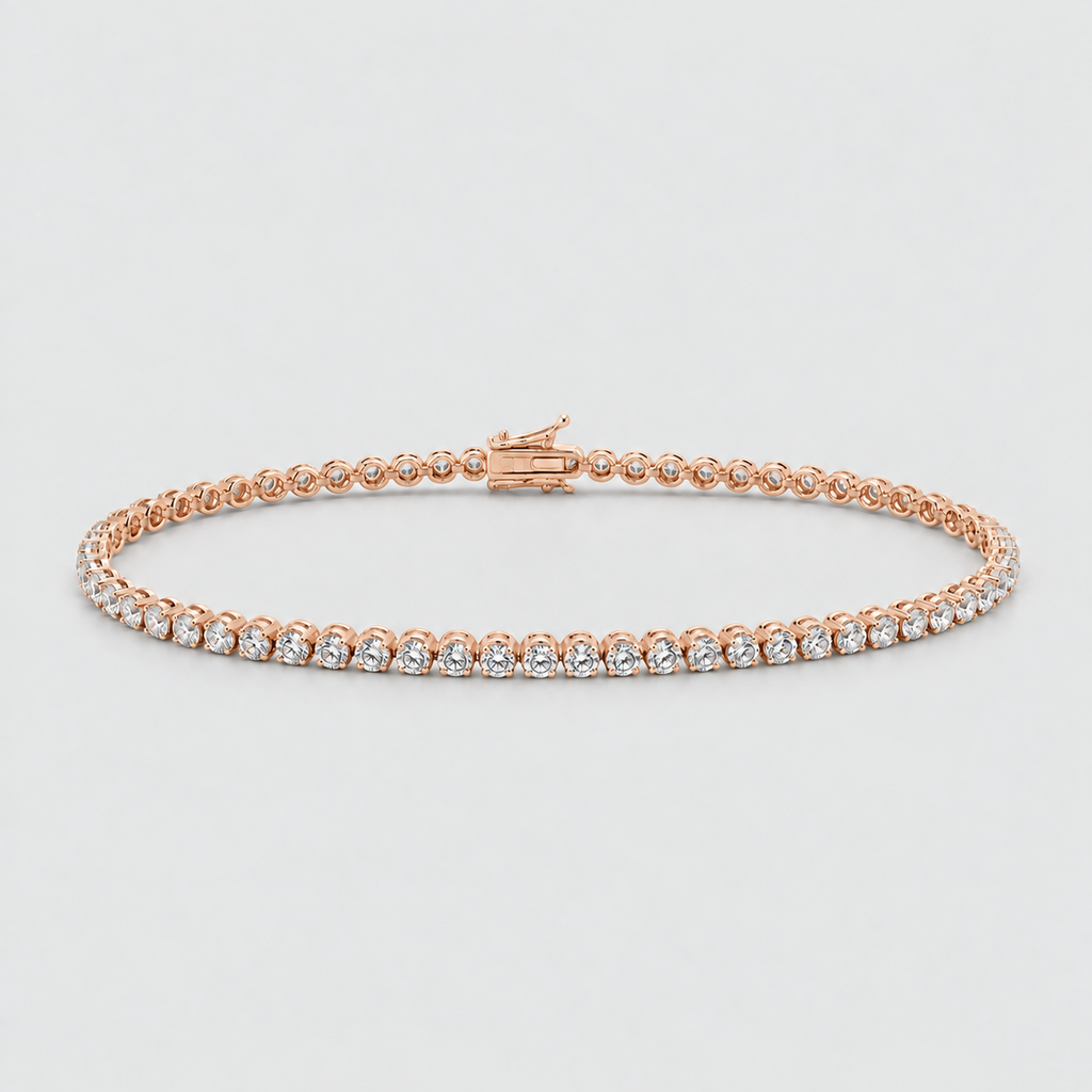 1.67 Ct. Lab Grown Diamond Round Cut Tennis Bracelet (EF/VVS-VS)