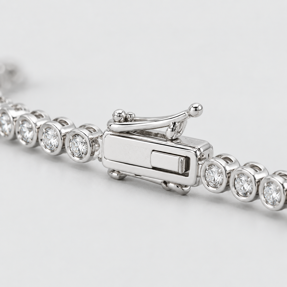 1.67 Ct. Lab Grown Diamond Round Cut Tennis Bracelet (EF/VVS-VS)