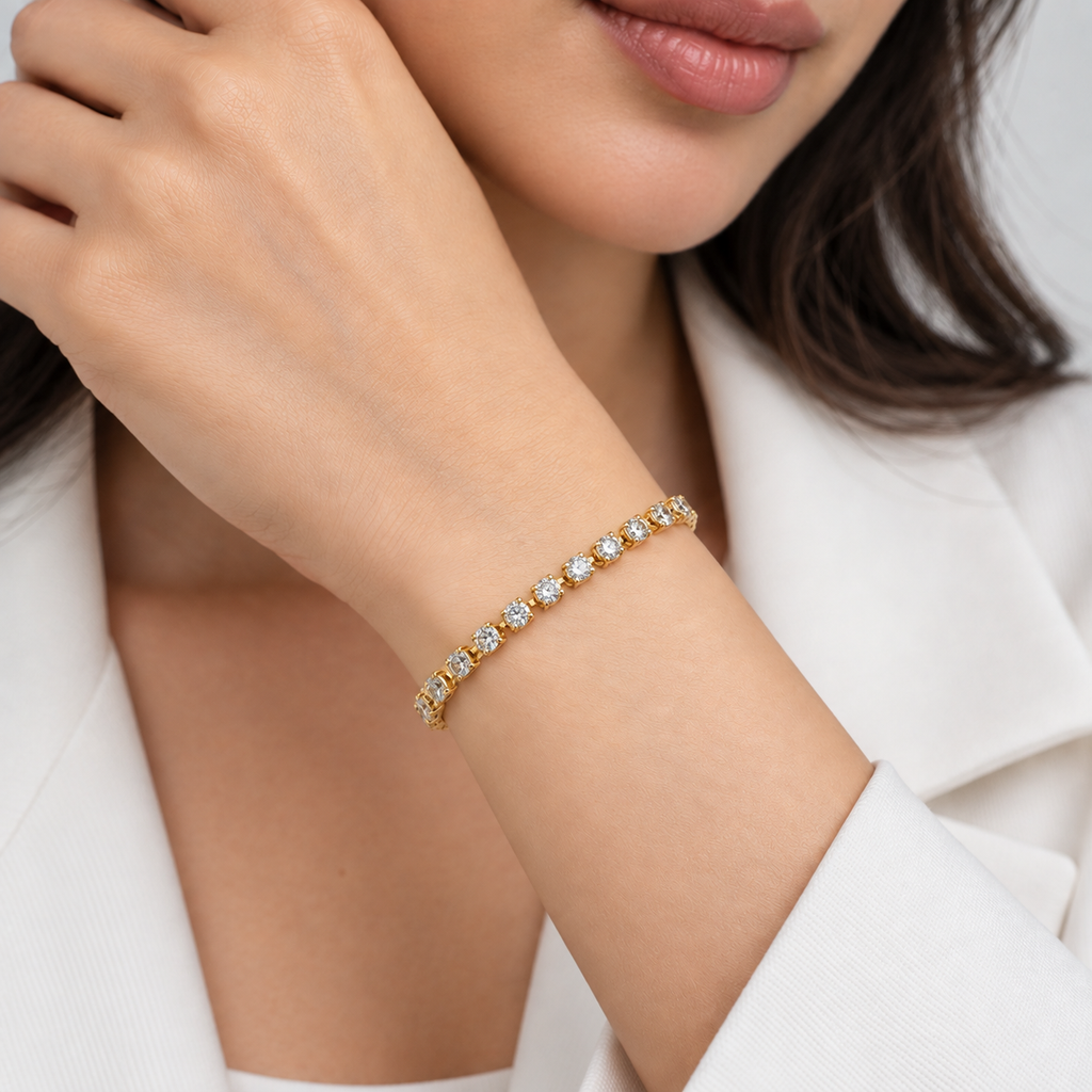 5.02 Ct. Lab Grown Diamond Tennis Bracelet (EF/VVS-VS)
