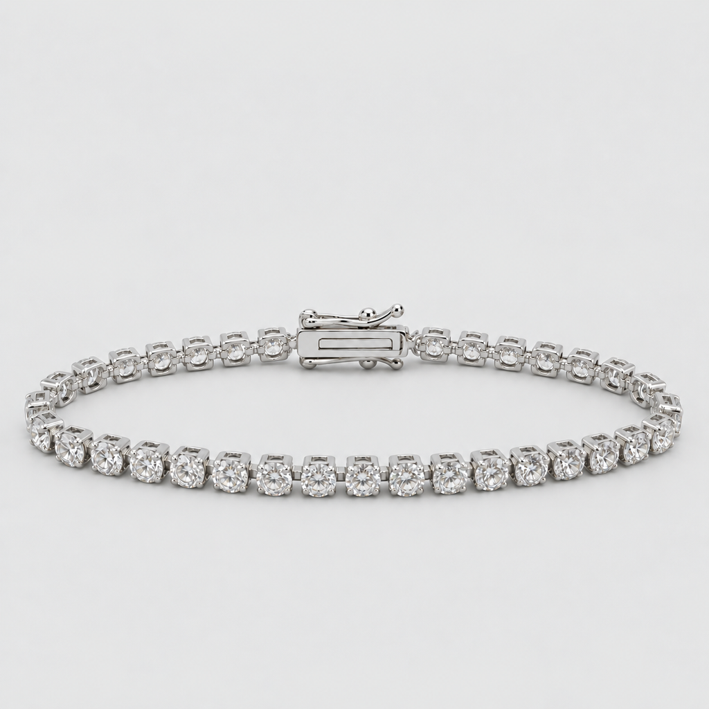 5.73 Ct. Lab Grown Diamond Round Tennis Bracelet (EF/VVS-VS)