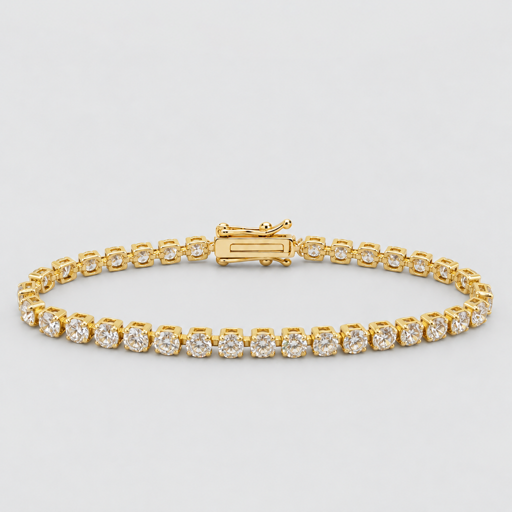 5.73 Ct. Lab Grown Diamond Round Tennis Bracelet (EF/VVS-VS)