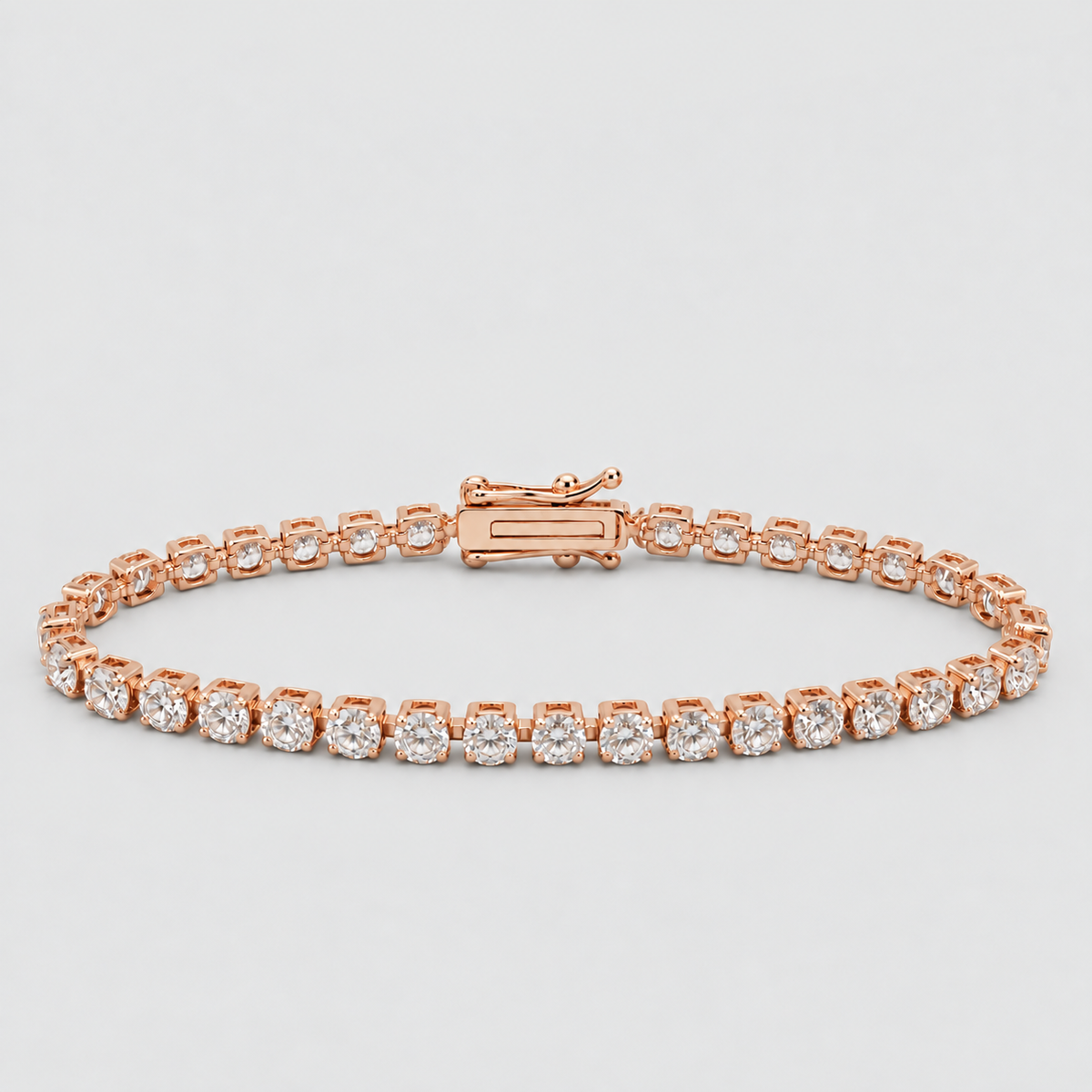 5.73 Ct. Lab Grown Diamond Round Tennis Bracelet (EF/VVS-VS)