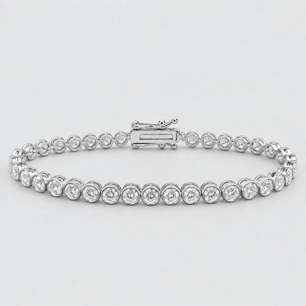 4.56 Ct. Lab Grown Diamond Round Cut Tennis Bracelet (EF/VVS-VS)