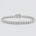 4.56 Ct. Lab Grown Diamond Round Cut Tennis Bracelet (EF/VVS-VS)