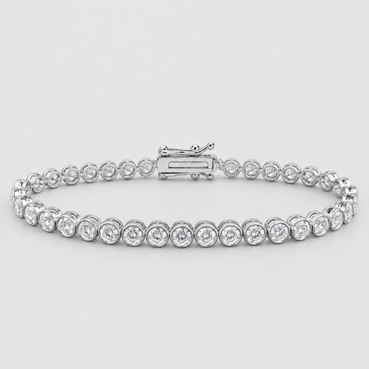 4.56 Ct. Lab Grown Diamond Round Cut Tennis Bracelet (EF/VVS-VS)