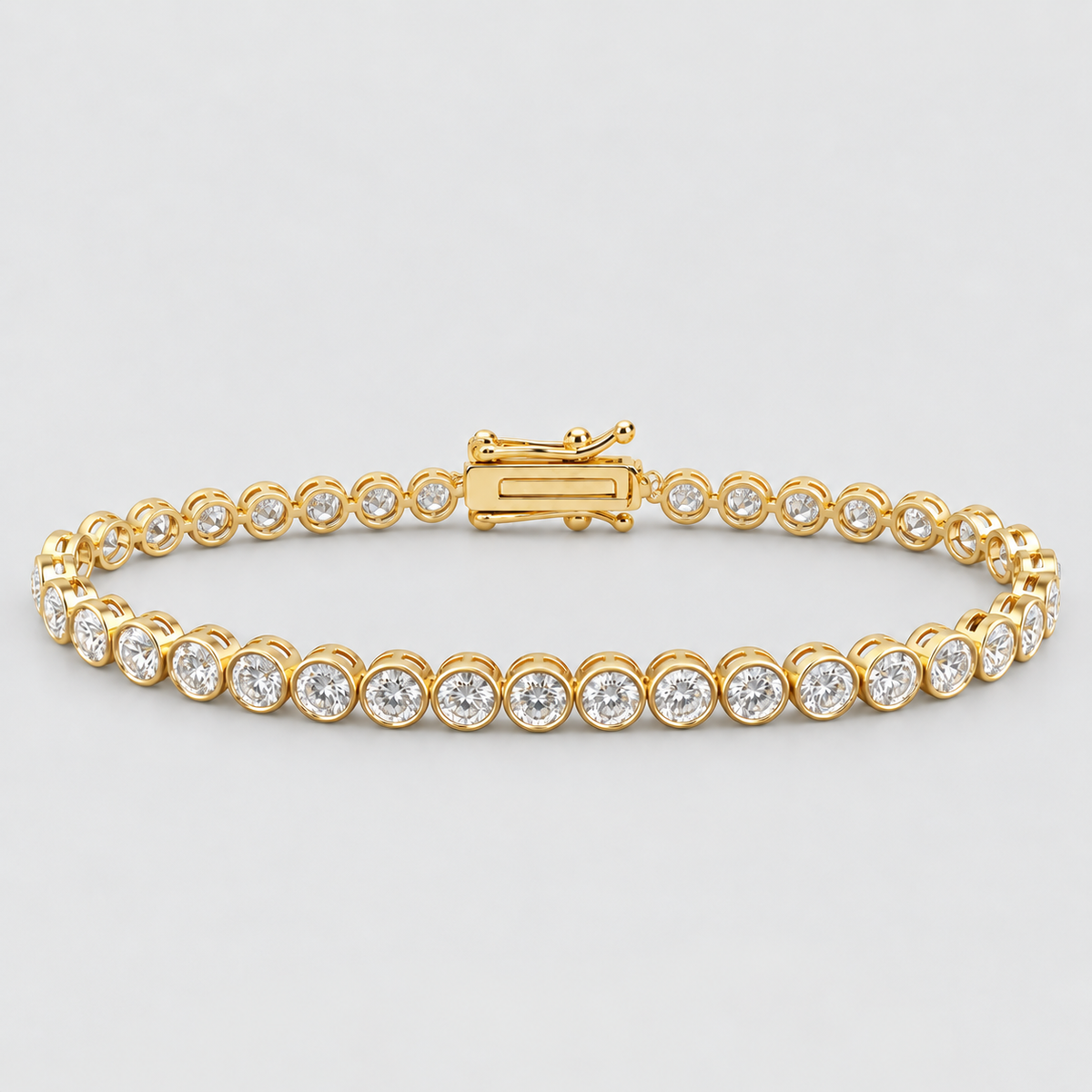 4.56 Ct. Lab Grown Diamond Round Cut Tennis Bracelet (EF/VVS-VS)