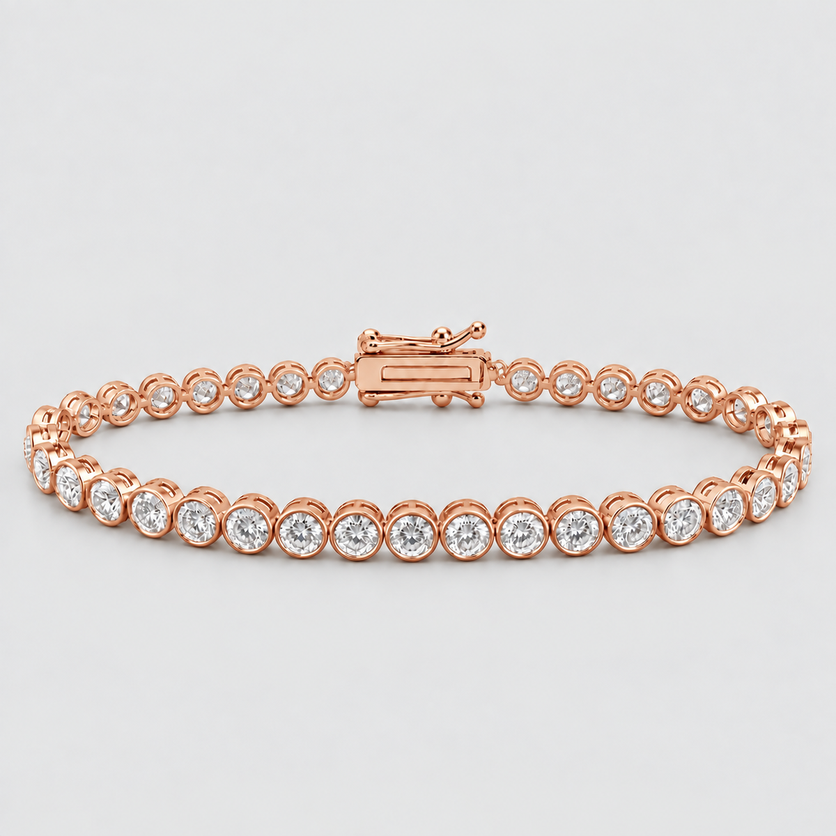 4.56 Ct. Lab Grown Diamond Round Cut Tennis Bracelet (EF/VVS-VS)