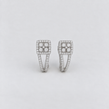 Round Cut Lab Grown Diamond Hoop Earrings 0.89 Ct. (EF/VVS-VS)