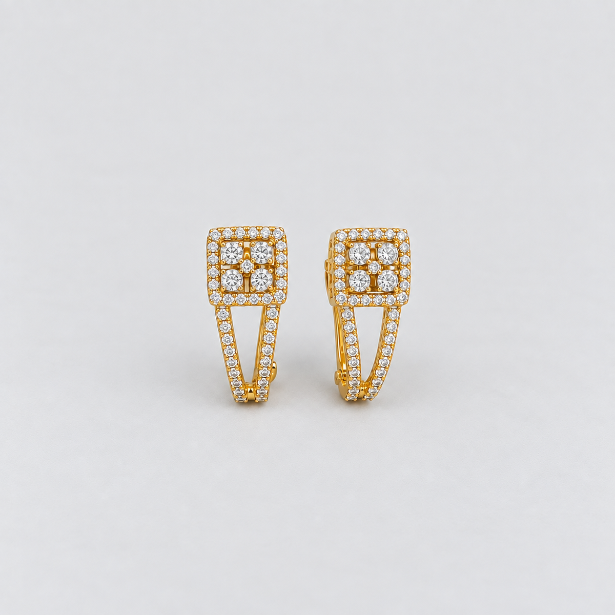 Round Cut Lab Grown Diamond Hoop Earrings 0.89 Ct. (EF/VVS-VS)