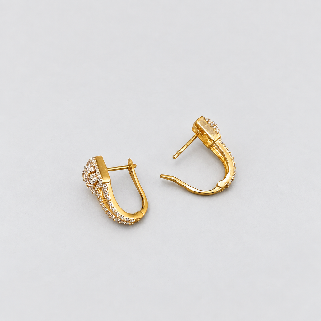 Round Cut Lab Grown Diamond Hoop Earrings 0.89 Ct. (EF/VVS-VS)