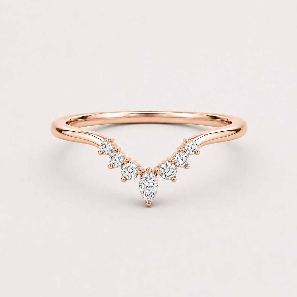Lab Grown Diamond Band Ring 0.20 Ct. Multi Cut (VS-EF)