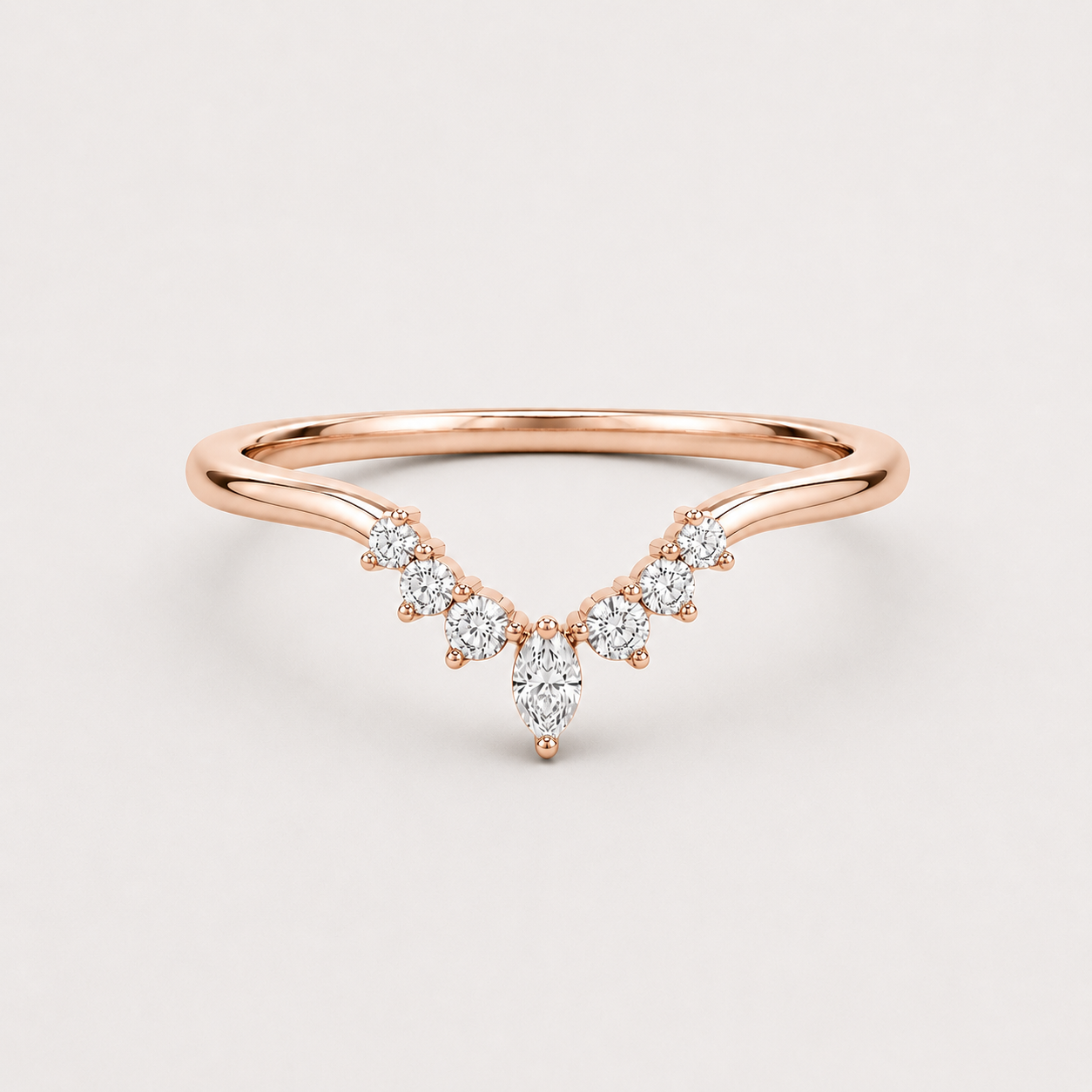 Lab Grown Diamond Band Ring 0.20 Ct. Multi Cut (VS-EF)