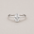 1 Ct. Lab Grown Diamond 6 Prong Solitaire Ring Oval Cut (VS-EF)