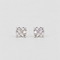 4 Ct. Lab Grown Diamond Cushion Cut Stud Earrings (VS-EF)