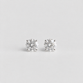 4 Ct. Round Cut Lab Grown Diamond Stud Earrings (VS-EF)