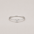 Lab-Grown Diamond Ring Radiant-Cut Diamond 0.25 Ct. (VS-EF)
