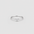 Lab-Grown Diamond Ring Radiant-Cut Diamond 0.25 Ct. (EF/VVS-VS)