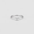Lab-Grown Diamond Ring Radiant-Cut Diamond 0.50 Ct. (EF/VVS-VS)
