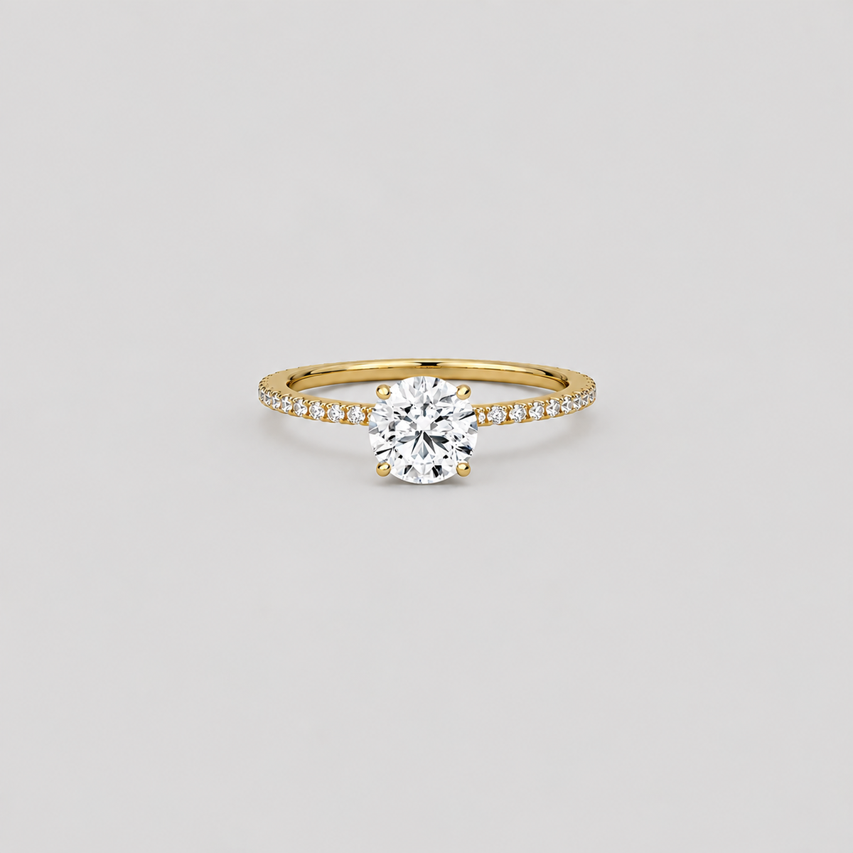 2.30 Ct. Lab-Grown Diamond Ring Round-Cut (VS-EF)