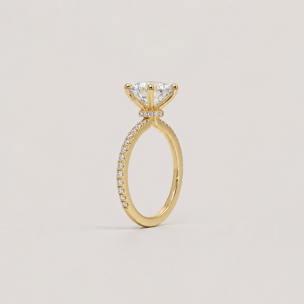 2.30 Ct. Lab-Grown Diamond Ring Round-Cut (VS-EF)