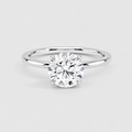 1.5 Ct. Lab Grown Diamond Round Cut Hidden Halo Ring (VS-EF)