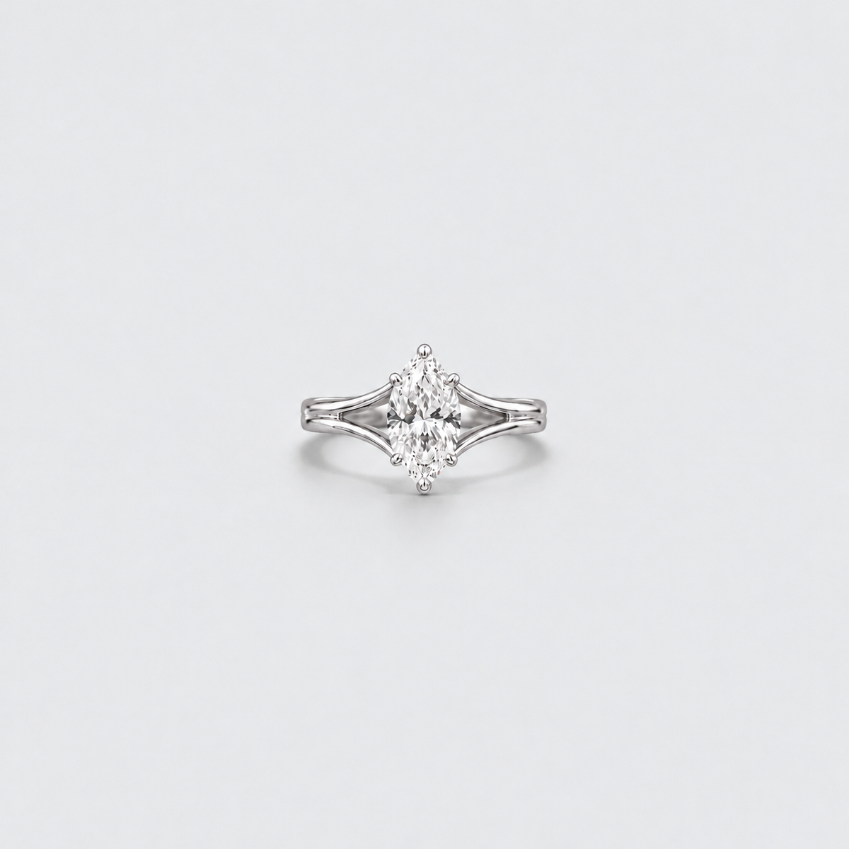 1.50 Ct. Lab Grown Diamond Marquise Cut Solitaire Ring (VS-EF)