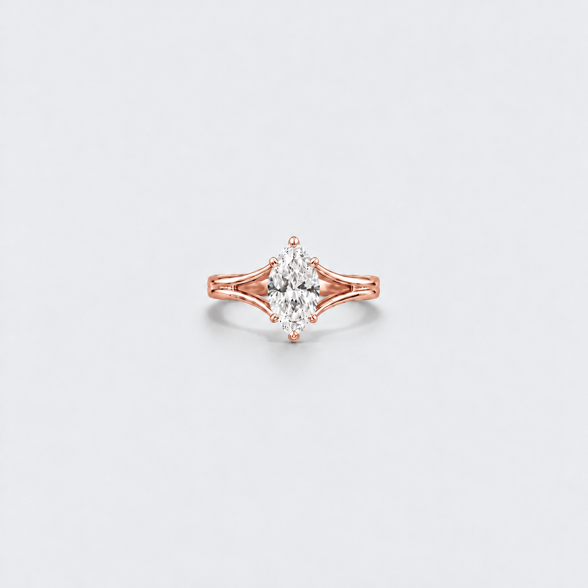 1.50 Ct. Lab Grown Diamond Marquise Cut Solitaire Ring (VS-EF)