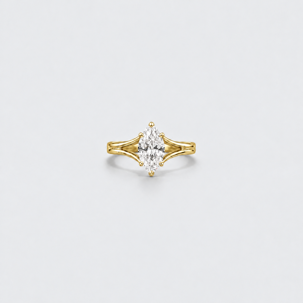 1.50 Ct. Lab Grown Diamond Marquise Cut Solitaire Ring (VS-EF)