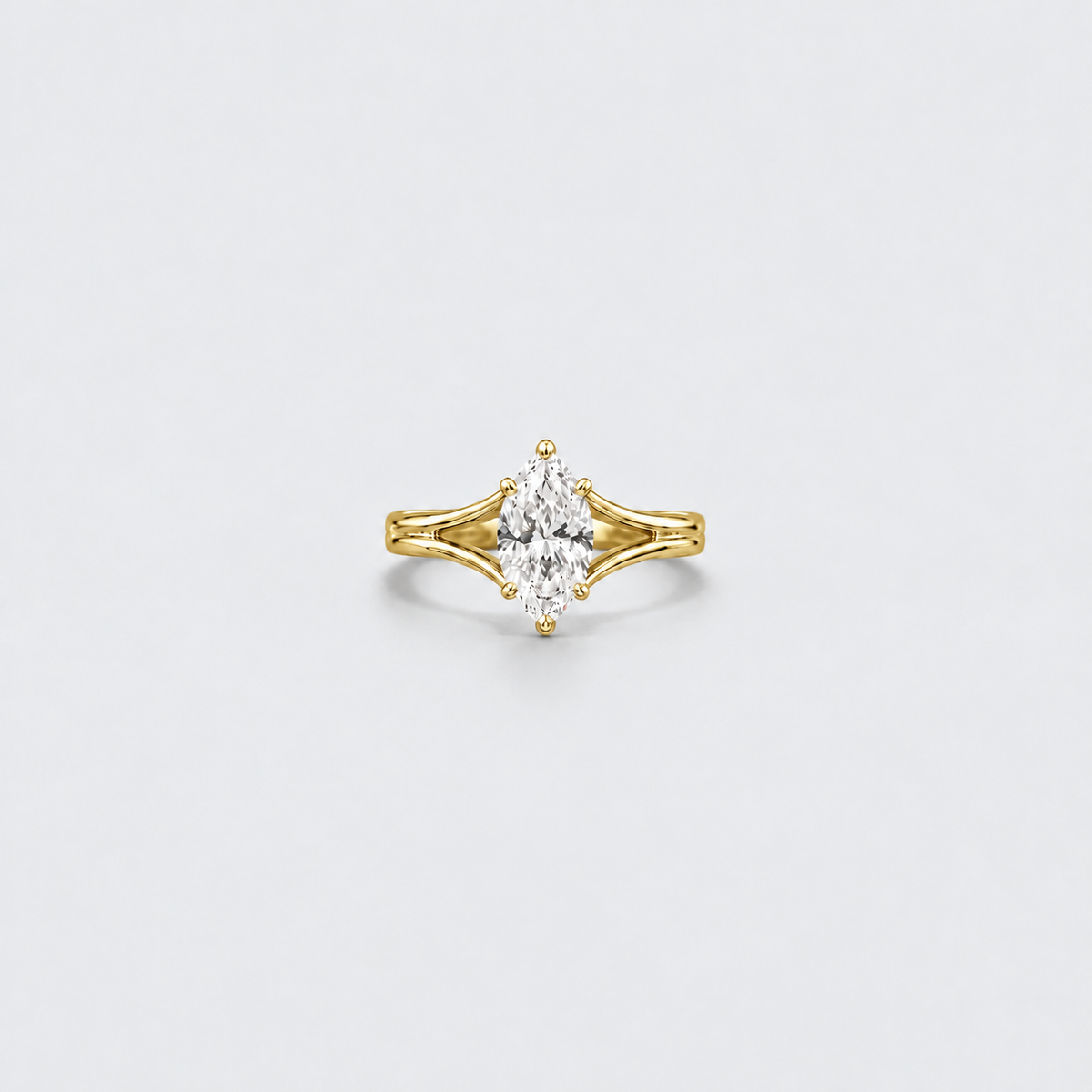 1.50 Ct. Lab Grown Diamond Marquise Cut Solitaire Ring (VS-EF)
