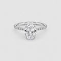2.30 Ct. Lab-Grown Diamond Ring Hidden Halo Oval-Cut (VS-EF)