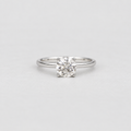 1 Ct. Lab Grown Diamond Round Cut Solitaire Ring (VS-EF)