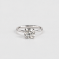 1 Ct. Lab Grown Diamond Round Solitaire Ring (VS-EF)