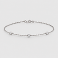 Lab Grown Diamond Round Cut 0.25 Ct. Station Bracelet (EF/VVS-VS)
