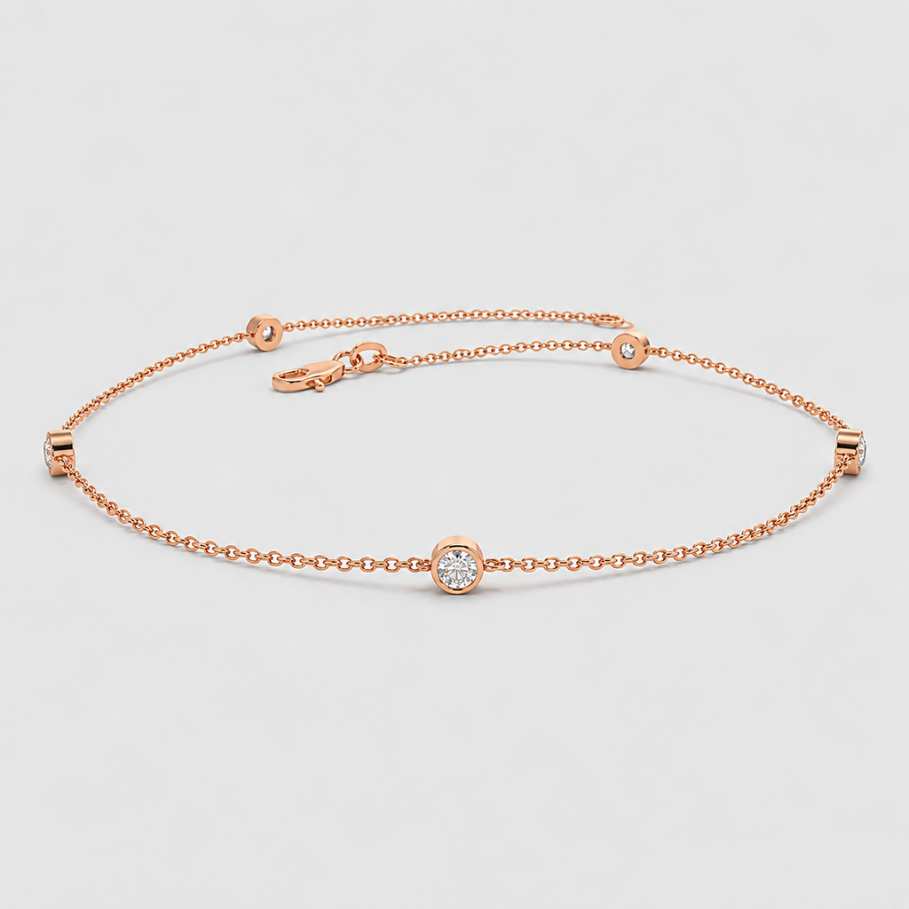 Lab Grown Diamond Station Bracelet 0.20 Ct. (EF/VVS-VS)