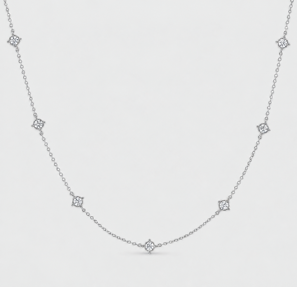Lab Grown Diamond 0.70 Ct. Station Necklace (EF/VVS-VS)