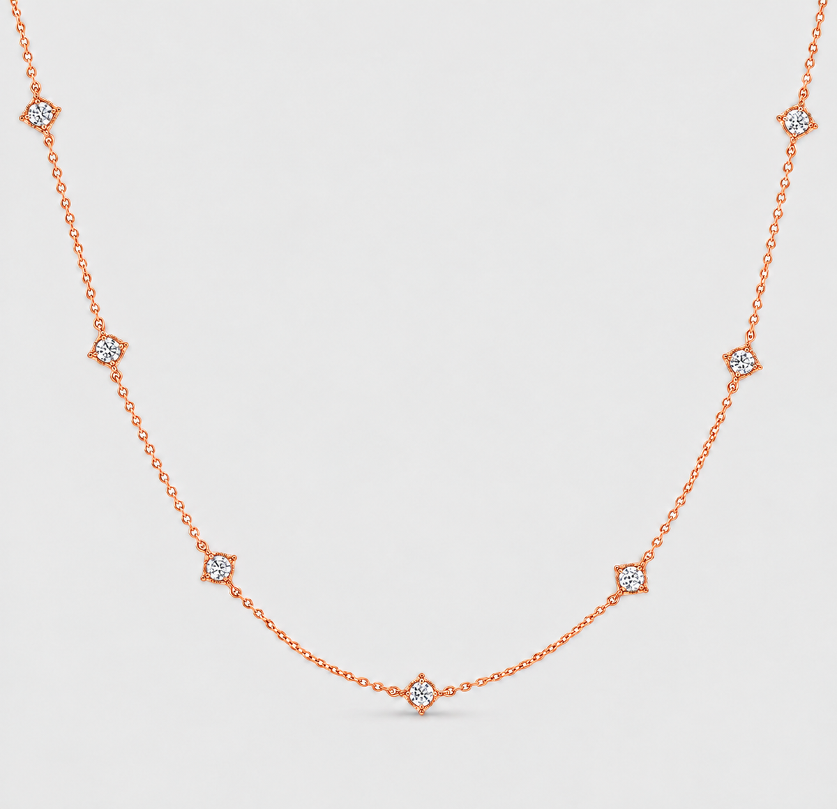 Lab Grown Diamond 0.70 Ct. Station Necklace (EF/VVS-VS)