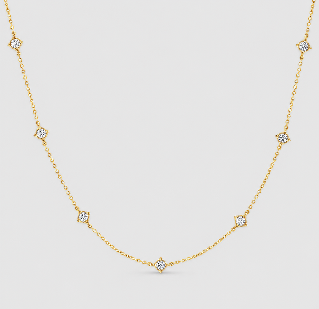 Lab Grown Diamond 0.70 Ct. Station Necklace (EF/VVS-VS)