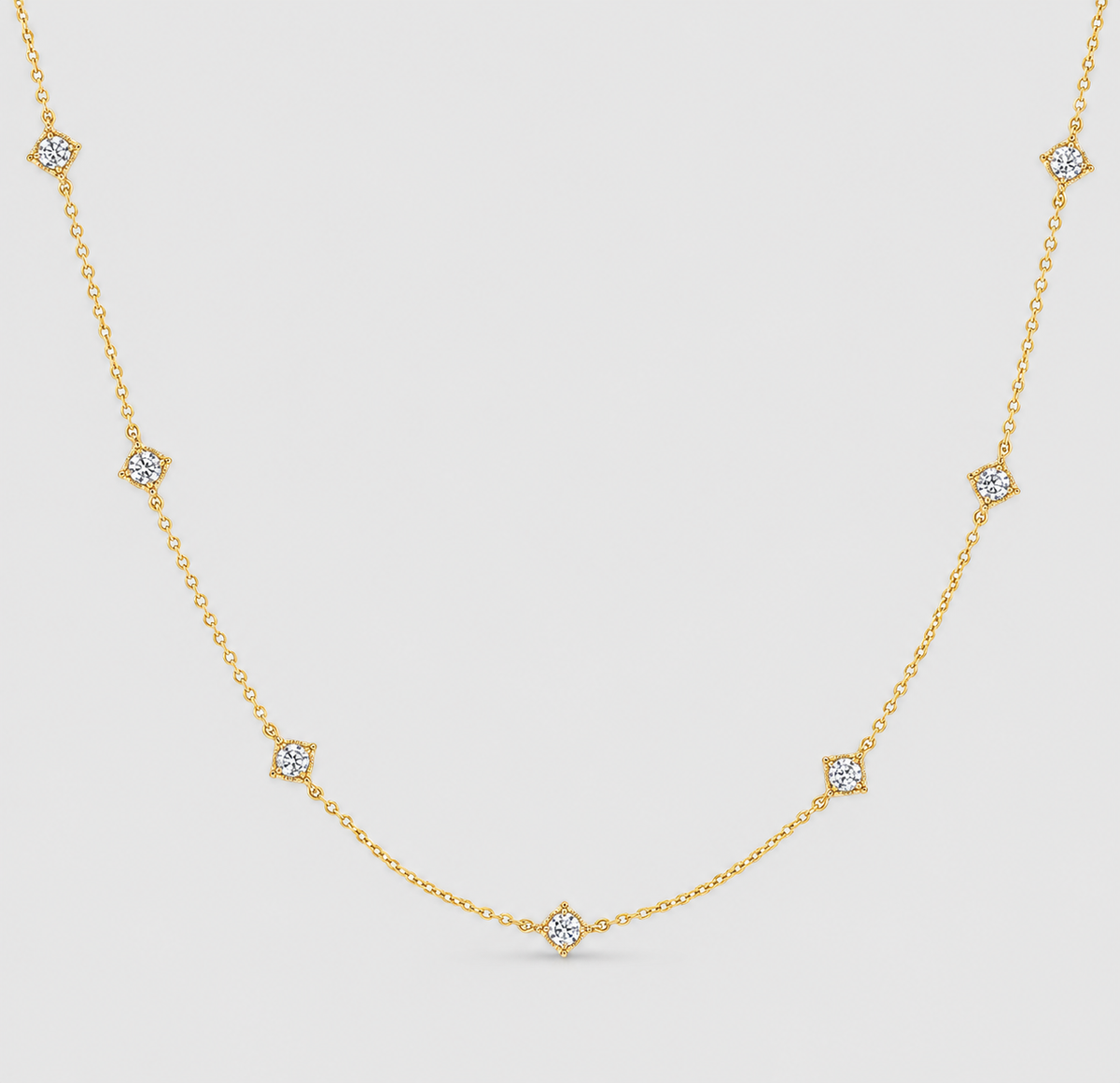 Lab Grown Diamond 0.70 Ct. Station Necklace (EF/VVS-VS)