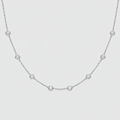 Lab Grown Diamond Station Necklace 0.50 Ct. (EF/VVS-VS)