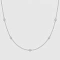 Lab Grown Diamond Station Necklace 0.55 Ct. (EF/VVS-VS)