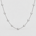 Lab Grown Diamond Station Necklace 0.36 Ct. (EF/VVS-VS)