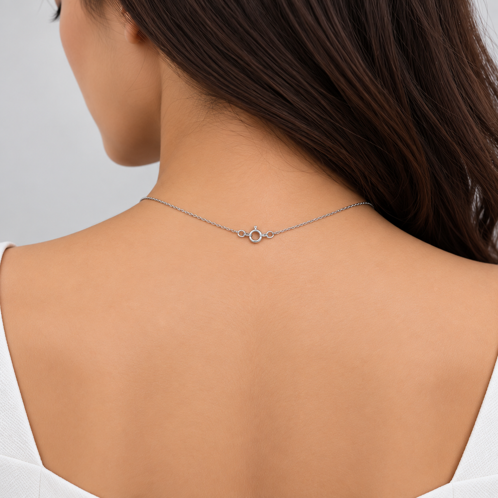 1.09 Ct. Lab Grown Diamond Round Station Necklace (EF/VVS-VS)
