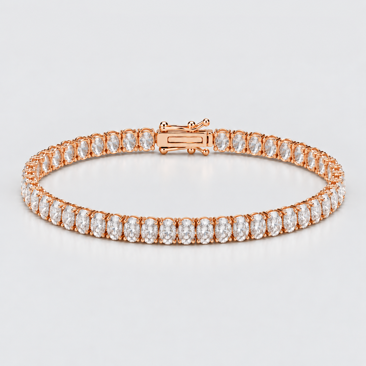 16 Ct. Lab Grown Diamond Oval Cut Tennis Bracelet (EF/VVS-VS)