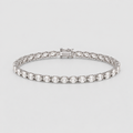 8 Ct. Lab Grown Diamond Oval Cut Tennis Bracelet (EF/VVS-VS)