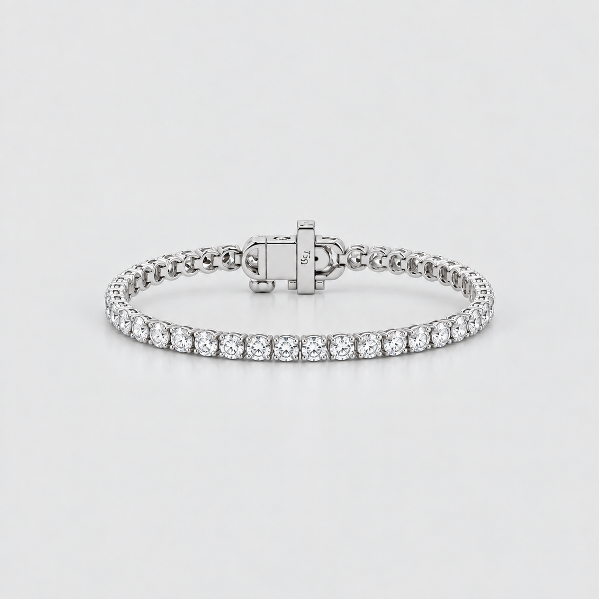3 Ct. Lab-Grown Diamond Tennis Bracelet Round-Cut (EF/VVS-VS)