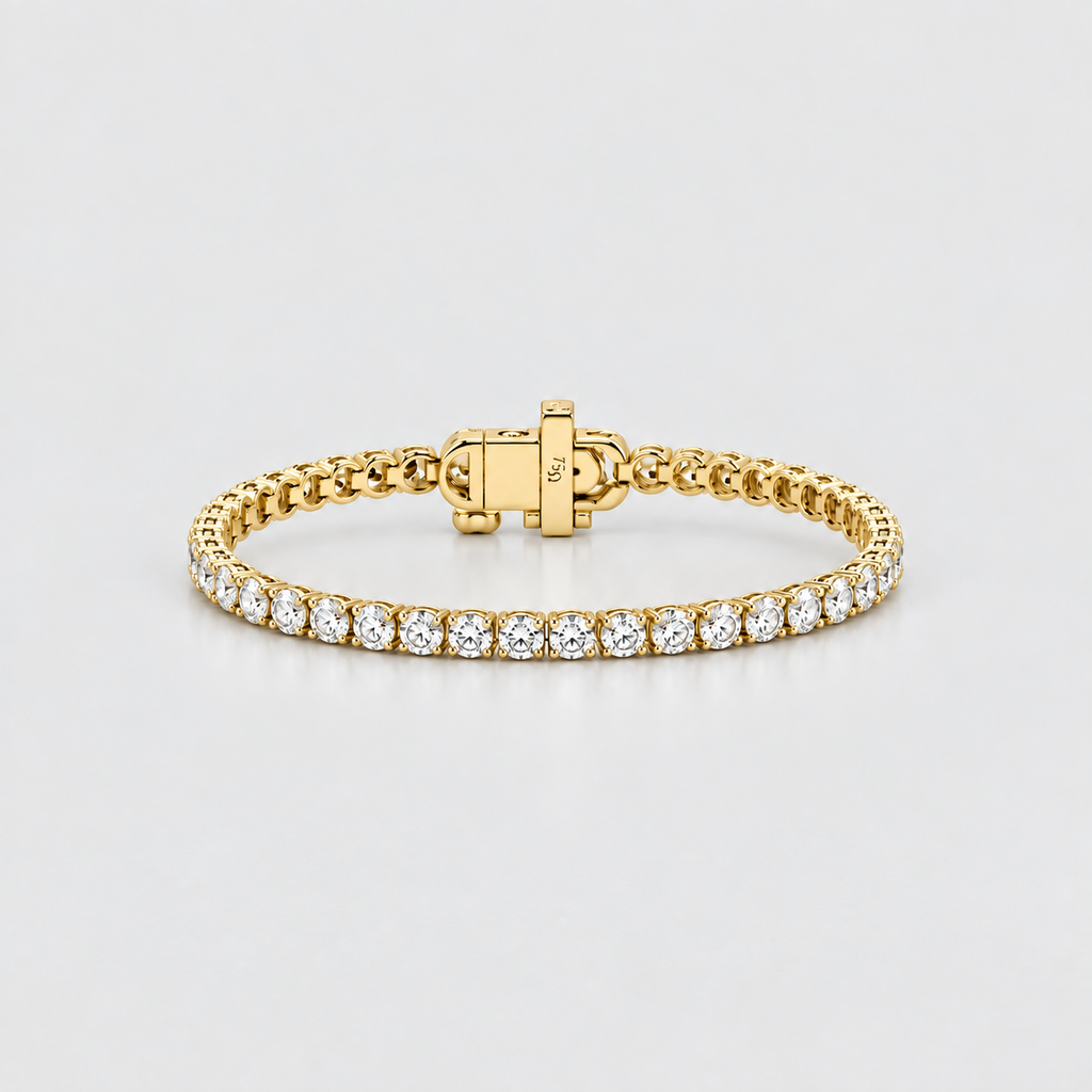 3 Ct. Lab-Grown Diamond Tennis Bracelet Round-Cut (EF/VVS-VS)