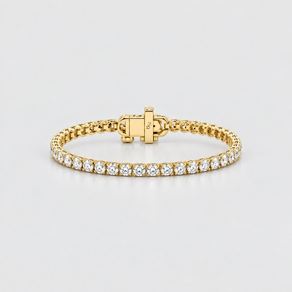 3 Ct. Lab-Grown Diamond Tennis Bracelet Round-Cut (EF/VVS-VS)