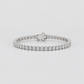5 Ct. Lab-Grown Diamond Tennis Round-Cut Bracelet (EF/VVS-VS)