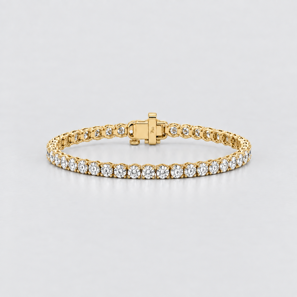 5 Ct. Lab-Grown Diamond Tennis Round-Cut Bracelet (EF/VVS-VS)